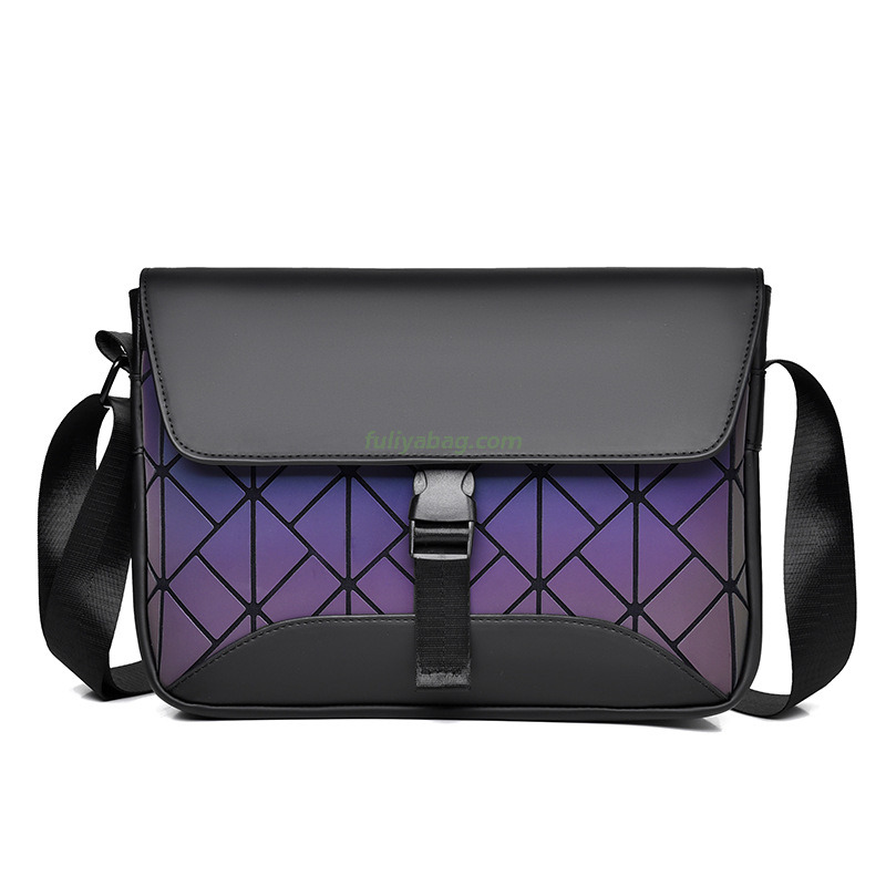 Fashionable Design Unisex Waterproof Luxury Waterproof PU Leather Small Square Men Messenger Shoulder Bag Crossbody Bags