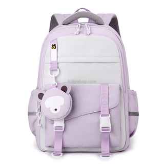 Custom Waterproof Bookbag Teenagers School Bags Middle Kid School Student Backpack for Girls Children