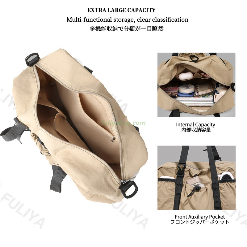 Large Capacity Men's Shoulder Bag Lightweight Laptop Shopping Tote Messenger Bag Lady Outdoor Sport Gym Crossbody Bag