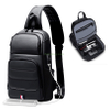 Waterproof Custom USB Charging Crossbody Shoulder Messenger Bag Motorcycle Chest Pack Bag for Men