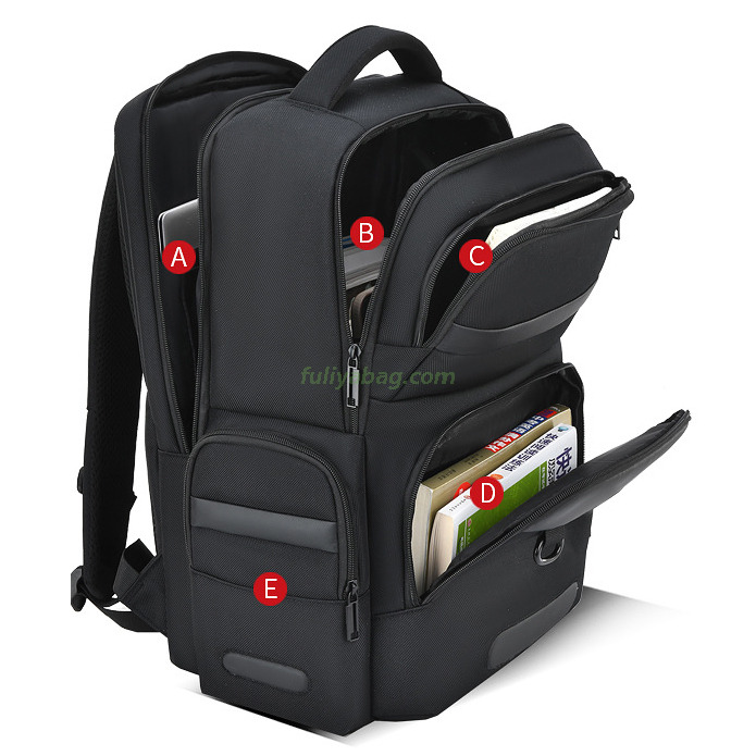 Causal Daily Fashion Multi-layer 18 Inch Large Capacity Outdoor Business Travel Backpack College Laptop Backpacks