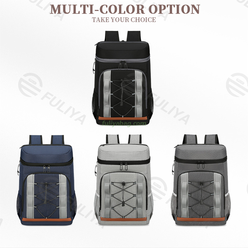 Large Capacity Cooler Backpack Insulated Waterproof Leakproof Camping Backpack for Picnics Travel Sports