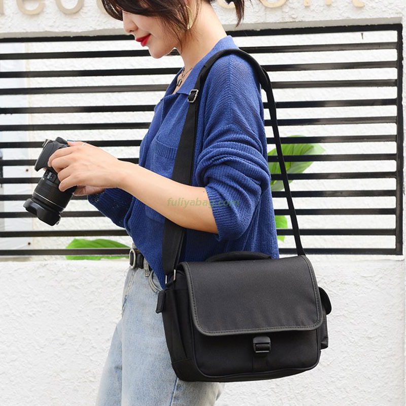 Custom Logo Crossbody Storage Bag Travel Waterproof Messenger Camcorder Dslr Camera Video Bags for Photography Men Women