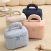 Wholesale Lightweight Candy Color Soft Travel Portable Cosmetic Bag Fashion High Capacity Makeup Bag Storage Bag for Girl