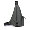 Fashion Waterproof PU Casual Daypack Sport Shoulder Single Crossbody Bag Men’s Chest Bag for Travel Running Bicycle
