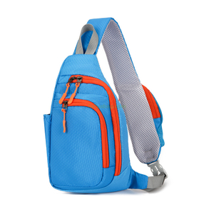 BSCI Factory Wholesale Running Bag Letter Decorated Chest Bag Sport Crossbody Shoulder Bag for Travel Gym School Work