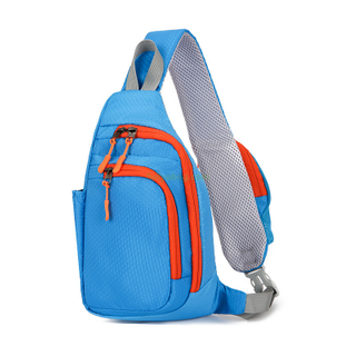 BSCI Factory Wholesale Running Bag Letter Decorated Chest Bag Sport Crossbody Shoulder Bag for Travel Gym School Work