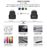 Custom Logo Black Waterproof Oxford Travel Business Computer Rucksack Airplane Office Laptop Backpack for Men Daily Use