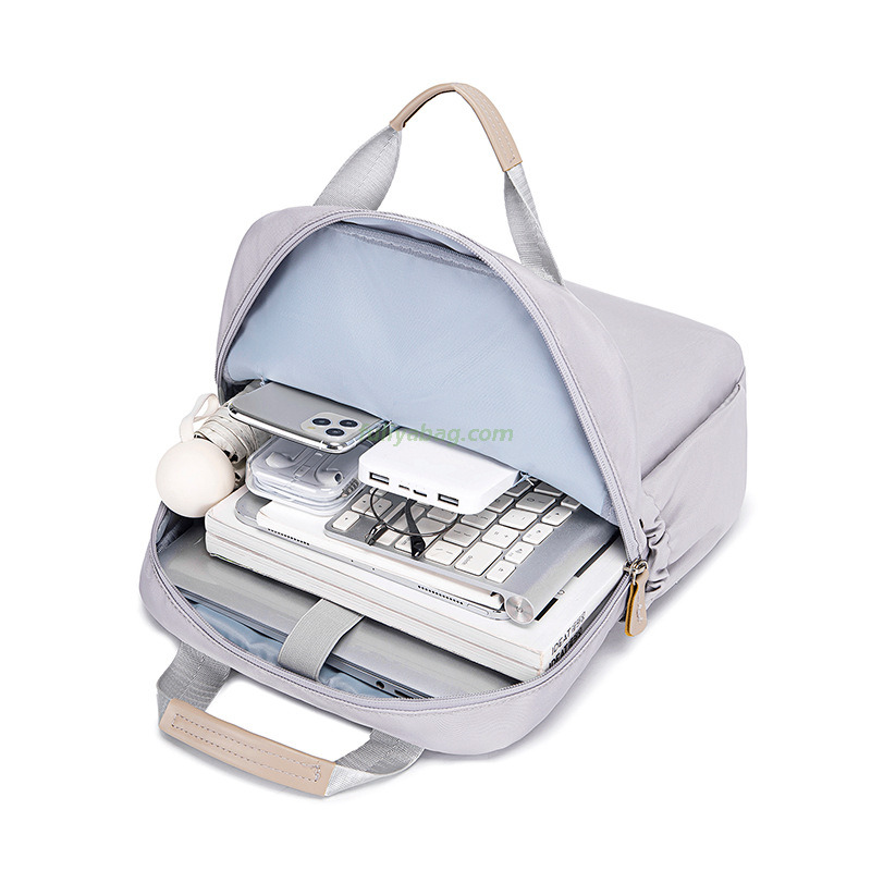 Custom Macaron Colored Lightweight Waterproof Female Student Portable Large Capacity Laptop Backpack for women