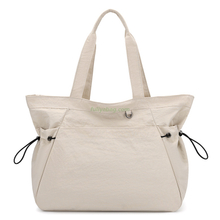 Waterproof Gym Yoga Tote Bag Lightweight Handbag Nylon Shoulder Beach Casual Travel Tote Bags for Women Shopping