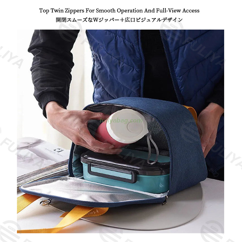 Wholesale Waterproof Portable Thermal Insulation Picnic Cooler Meal Bags Kids School Office Insulated Lunch Bento Bag