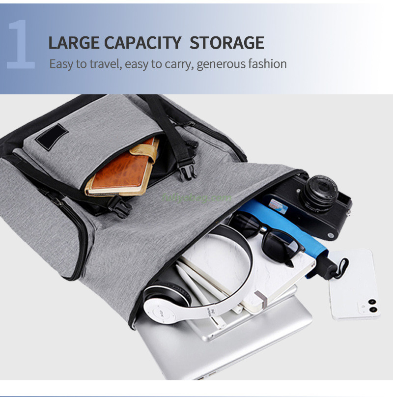 Large Capacity Backpack Students Casual Travel Waterproof Light-weight College School Bag USB Charging Laptop Backpack