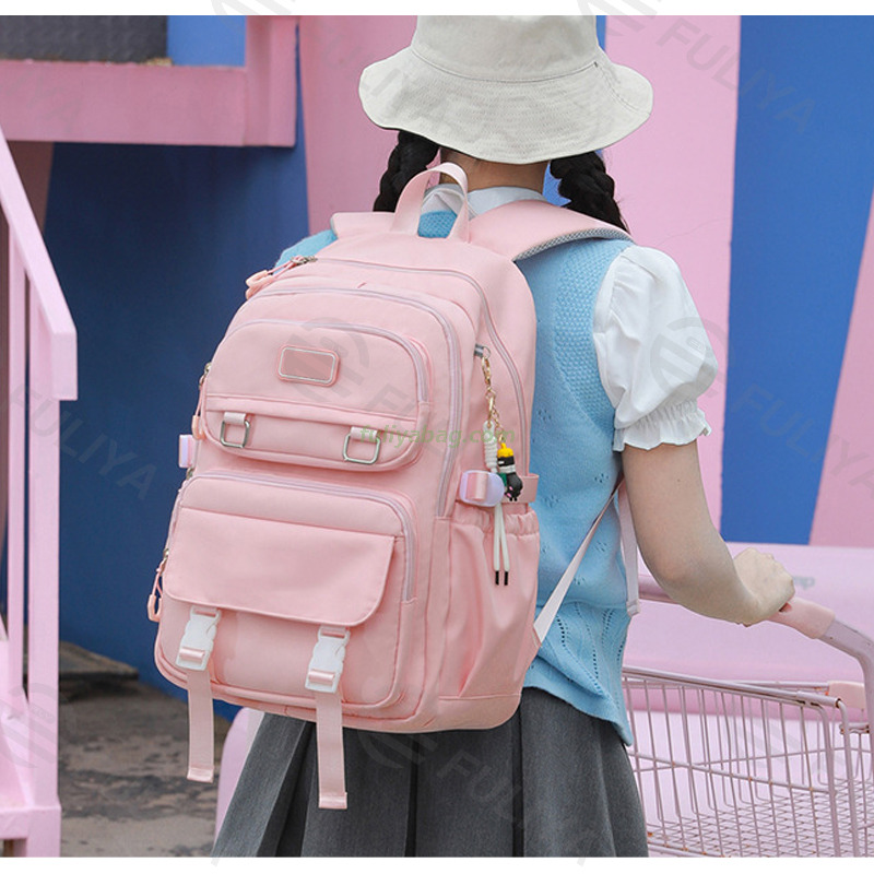 Factory Wholesale Waterproof Primary kids School Bag Backpack Nylon Travel Sports Backpack for Boy Girls Kids 