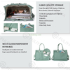 Large Womens Laptop Work Book Bags Crossbody Purse Handbag Shoulder Travel Messenger Canvas Tote Bag