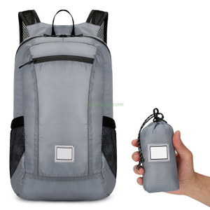 Factory Customized Logo Collapsible Backpack Cycling Outdoor Sports Bag Folding Ultralight Backpack for Gym