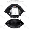 Customizable Fitness Luxury Gym Tote Bag Large Capacity Waterproof Sports Shoe Storage Men's Business Trip Travel Bag