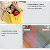 Portable Macaron Large Organizer Pouch Keep Food Fresh Thermal Bento Bag Lunch Coolers Bags and Insulated Bags