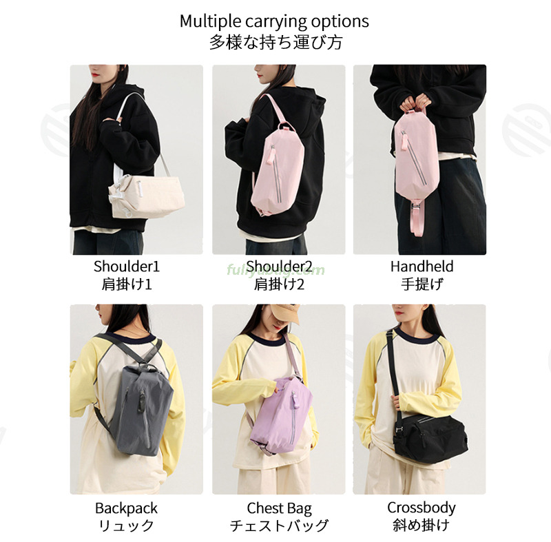 Custom Luxury Portable Men Women's Outdoor Sports Shoulder Bag Zipper Cycling Riding Backpack Chest Fitness Bag