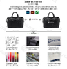 Custom Logo Black Modern Outdoor Large Capacity Fitness Dry and Wet Separation Travel Bags Men Luggage Duffel Bag