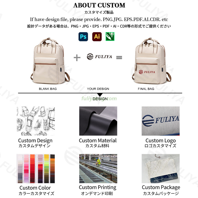 New Fashionable Casual Daily Business Backpack Large Capacity Multi-Functional Simple Travel Students Laptop Backpack