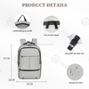 Customized Unisex Large Capacity Student 17 Inch Waterproof Travel Backpacks Luxury Men Business Laptop Backpack