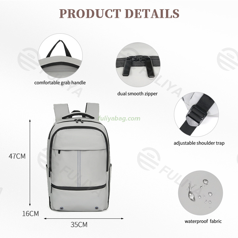 Customized Unisex Large Capacity Student 17 Inch Waterproof Travel Backpacks Luxury Men Business Laptop Backpack