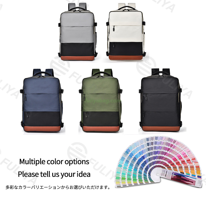 Custom Logo Large Capacity Flight Approved Weekender Bag College Business Laptop Back Pack Travel Backpack for Women Men