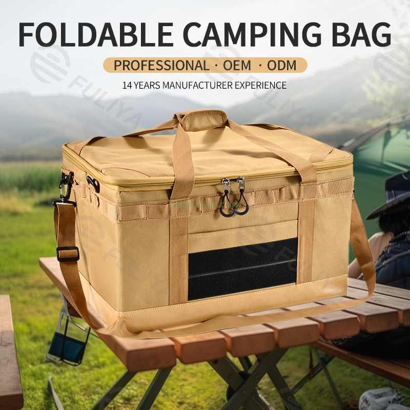 Custom Logo 600D Waterproof Portable Soft Beach Picnic Lunch Travel Food Insulation Bags Hiking Camping Cooler Bag