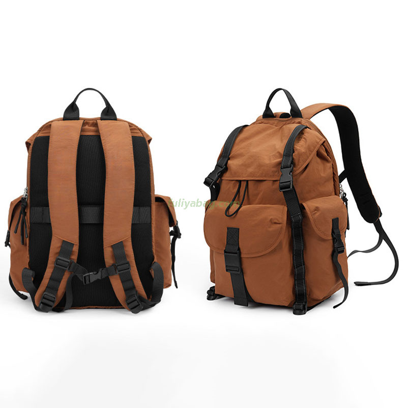 Custom Fashionable Lightweight Waterproof Travel Bag Outdoor Hiking Sports Zipper Closure Student Hiking Backpack