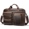 Men's Messenger Bag Office Work Shoulder Bag Computer Handbag Business Laptop Genuine Leather Briefcase