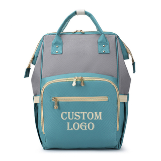 Fashion Large Capacity Dry Wet Bag Mommy Travel Usb Backpack Waterproof Fabric Diaper Bag With Large Capacity for Mommy