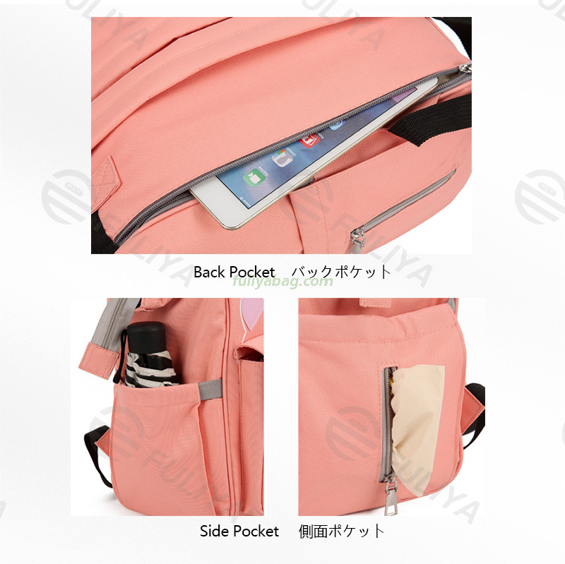 Portable Multi-functional Fashion Travel Mummy Bag Large Capacity Mommy Backpack Nappy Baby Diaper Change Bag