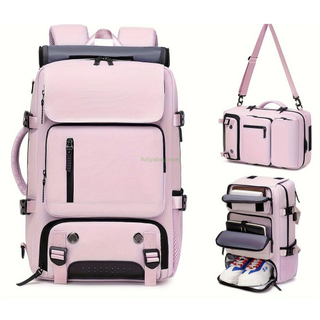 Fuliya Custom Unisex Multiple Compartments Sports Hiking Backpack Wet Dry Separation Waterproof Travel Laptop Backpack With USB