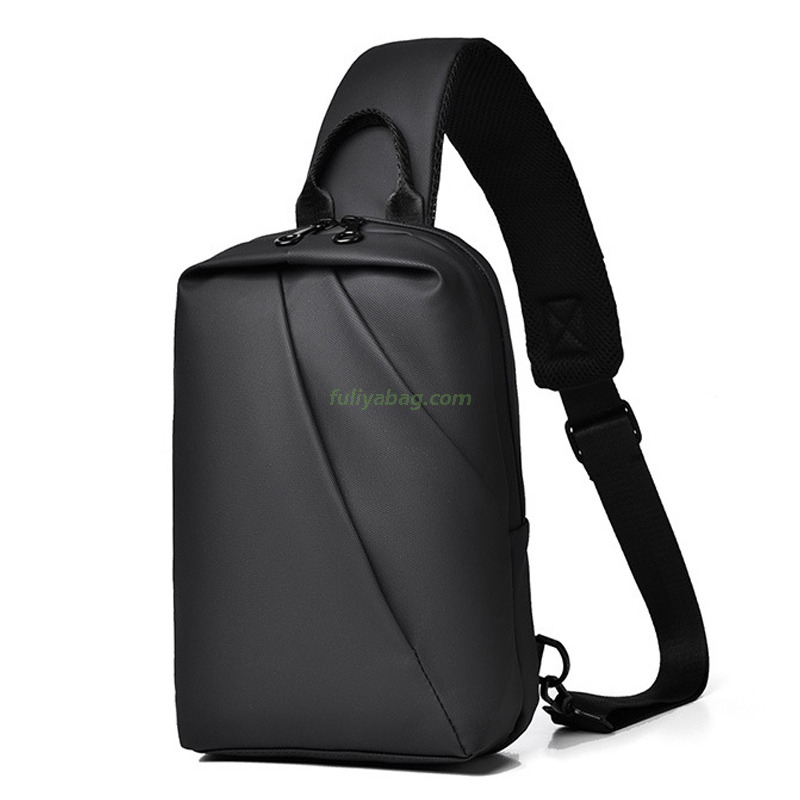 Custom Waterproof Sling Bags Simple Outdoor Crossbody Shoulder Men's Messenger Chest Sling Bag for Men Bag Pack
