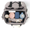 Multifunction Custom Luxury Insulated Layer Tote Nappy Mommy Bag Waterproof Travel Mummy Baby Diaper Bag Backpack