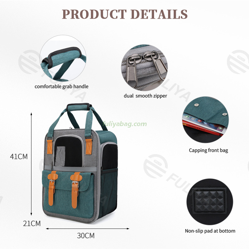 Travel Portable Held Foldable Breathable Pet Cat Carrier Bag Outdoor Large Space Small Dog Rabbit Shoulder Pet Backpack