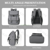 OEM ODM Design School Office Business Computer Back Pack USB Charging Port Travel Laptop Backpack bag for Men