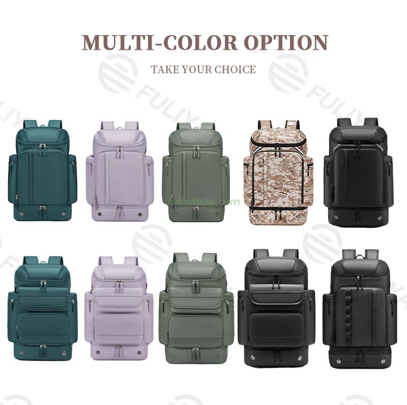 Custom Logo 17Inch Waterproof Laptop Backpack Water Repellent Functional Rucksack Travel Backpacks For Men Women