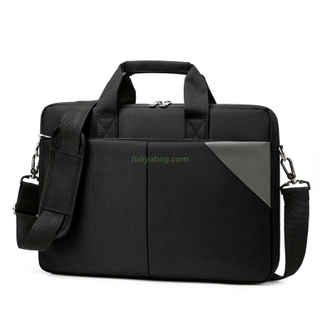 Custom Logo School Office Organizer Laptop Briefcase Shoulder Bag Waterproof Nylon Multi-functional Women Men Laptop Bag