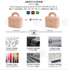 Wholesale Lightweight Candy Color Soft Travel Portable Cosmetic Bag Fashion High Capacity Makeup Bag Storage Bag for Girl